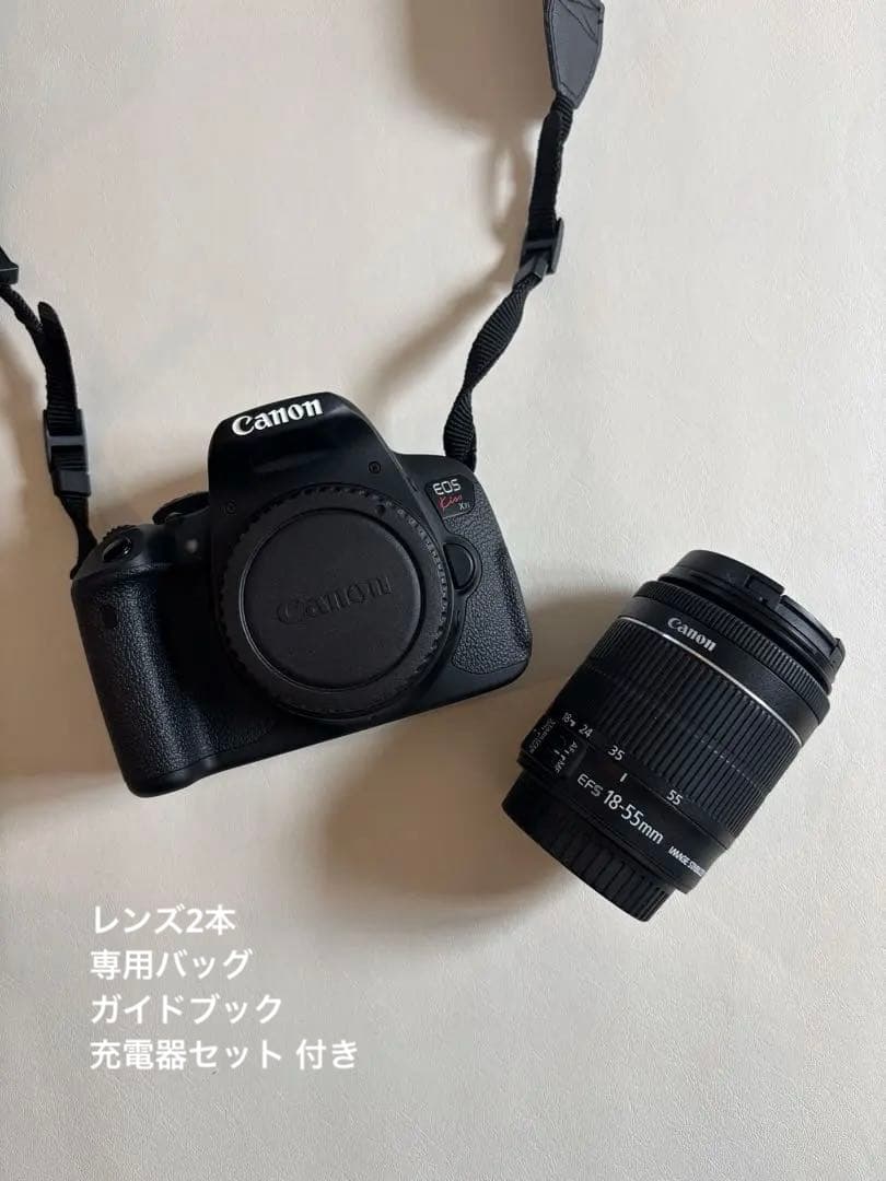 Canon EOS Kiss X7i レンズ2本セット キヤノン：カメラ本体とレンズ2本をホワイトに統一した“EOS Kiss X7