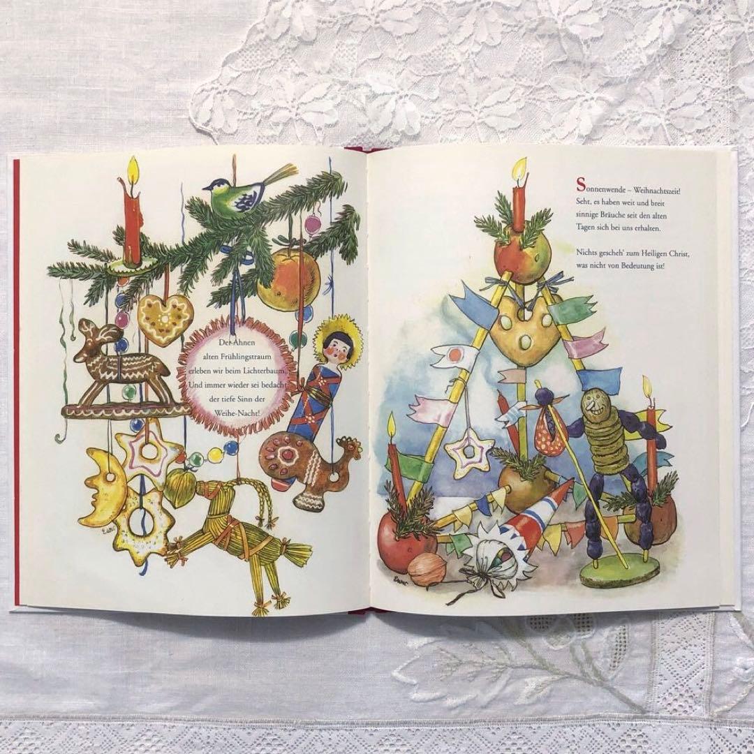 RY162 洋書絵本 ドイツ語クリスマス絵本 エルゼヴェンツヴィエトール