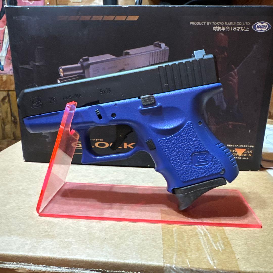 東京マルイ　グロック26　GLOCK 26　ブルー　青 東京マルイ] グロック26 アドバンス ガスブローバック ブルーフレーム