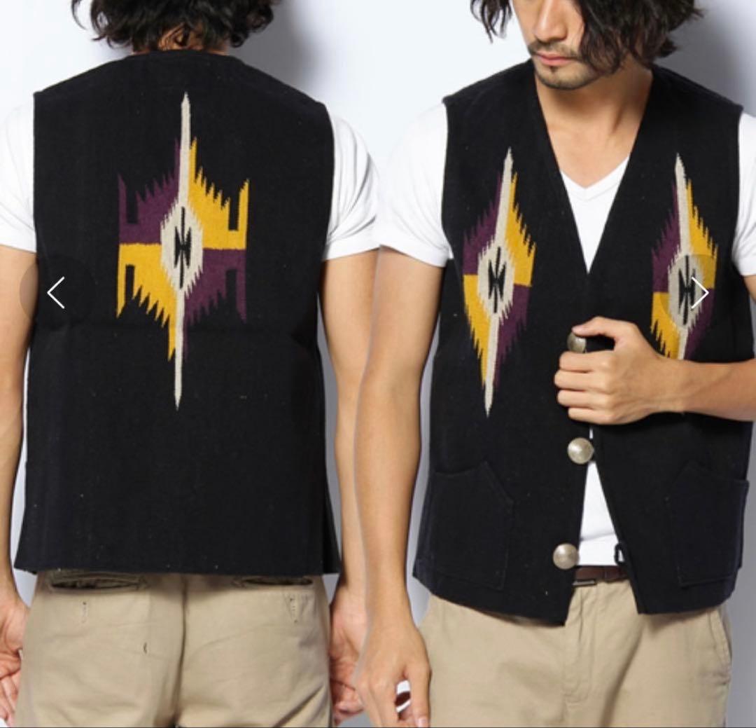 BEAMS 東洋 インド製 CHIMAYO ラグ チマヨ ベスト コンチョ - メルカリ