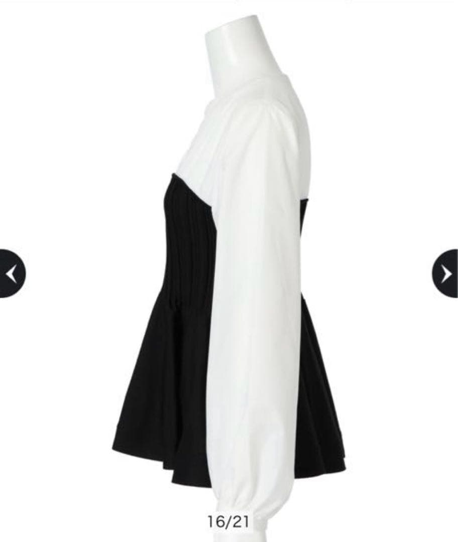 新品】ジャスグリッティー シャツレイヤードライクニット - メルカリ