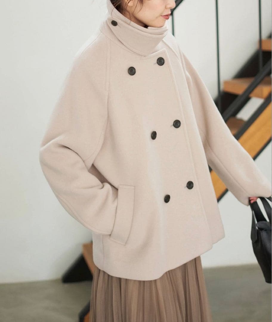 【新品、未使用】スピックアンドスパン コート Spick＆Span（スピック アンド スパン） ノーカラーコート コート