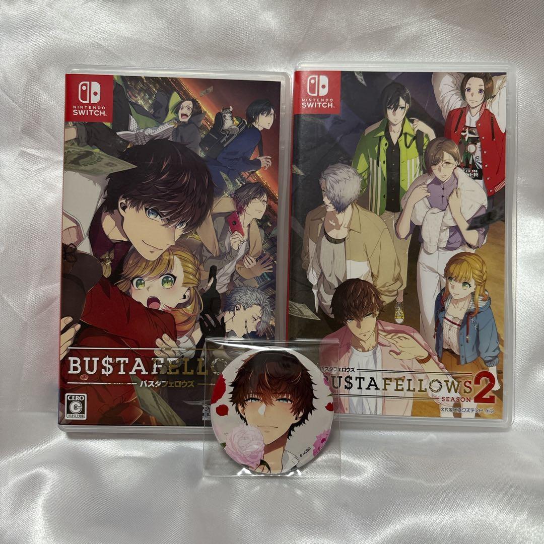 BUSTAFELLOWS バスタフェロウズ ソフト 2点セット Nintendo Switch 専用ソフト「BUSTAFELLOWS season2」英語版（欧州