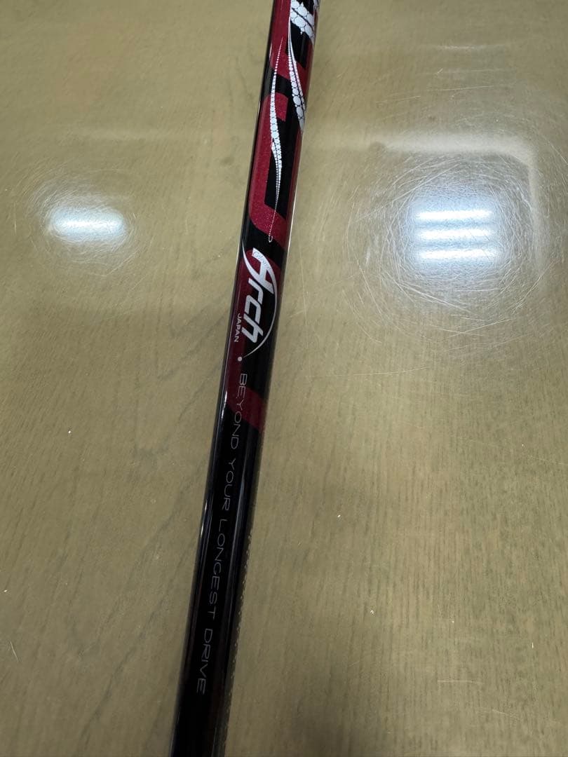 アーチシャフトNATURAL9 ROSSO ワオBANGドライバー スリーブ付き