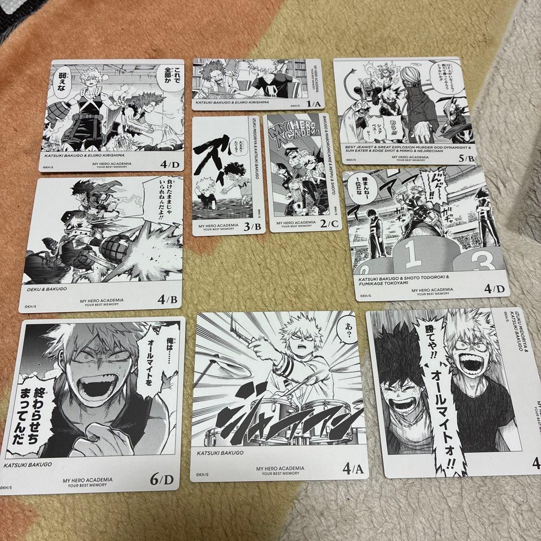 僕のヒーローアカデミア ヒロアカ 爆豪勝己 ボードゲーム ボドゲ 10点