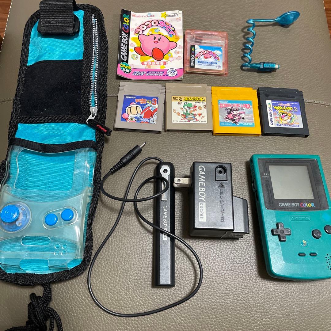 ゲームボーイカラー　カセット　本体　ゲームボーイ ゲームボーイ カラー 本体のみ 電池カバー付き 6色選べるカラー 任天堂