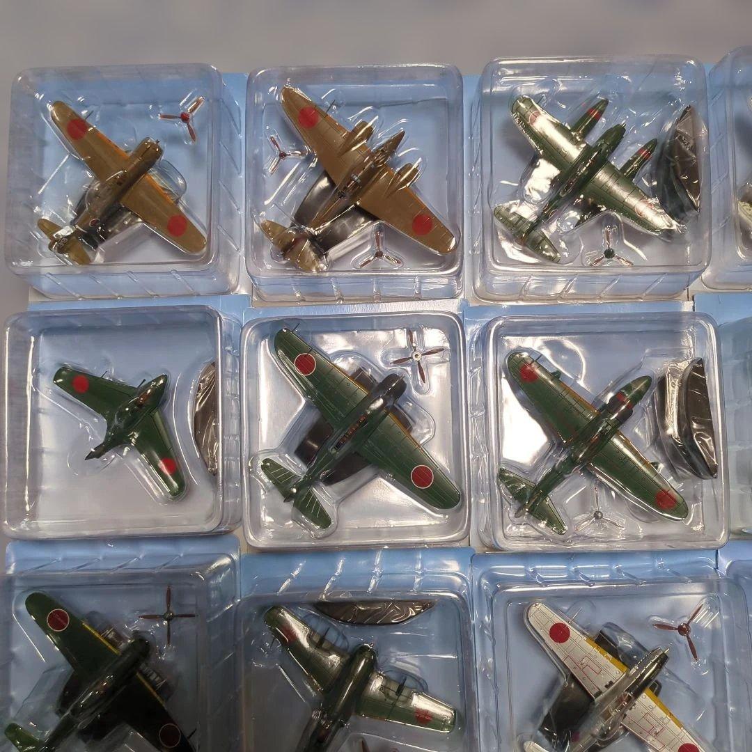 日本陸海軍機大百科 第48号〜69号 新品未開封模型22個セット