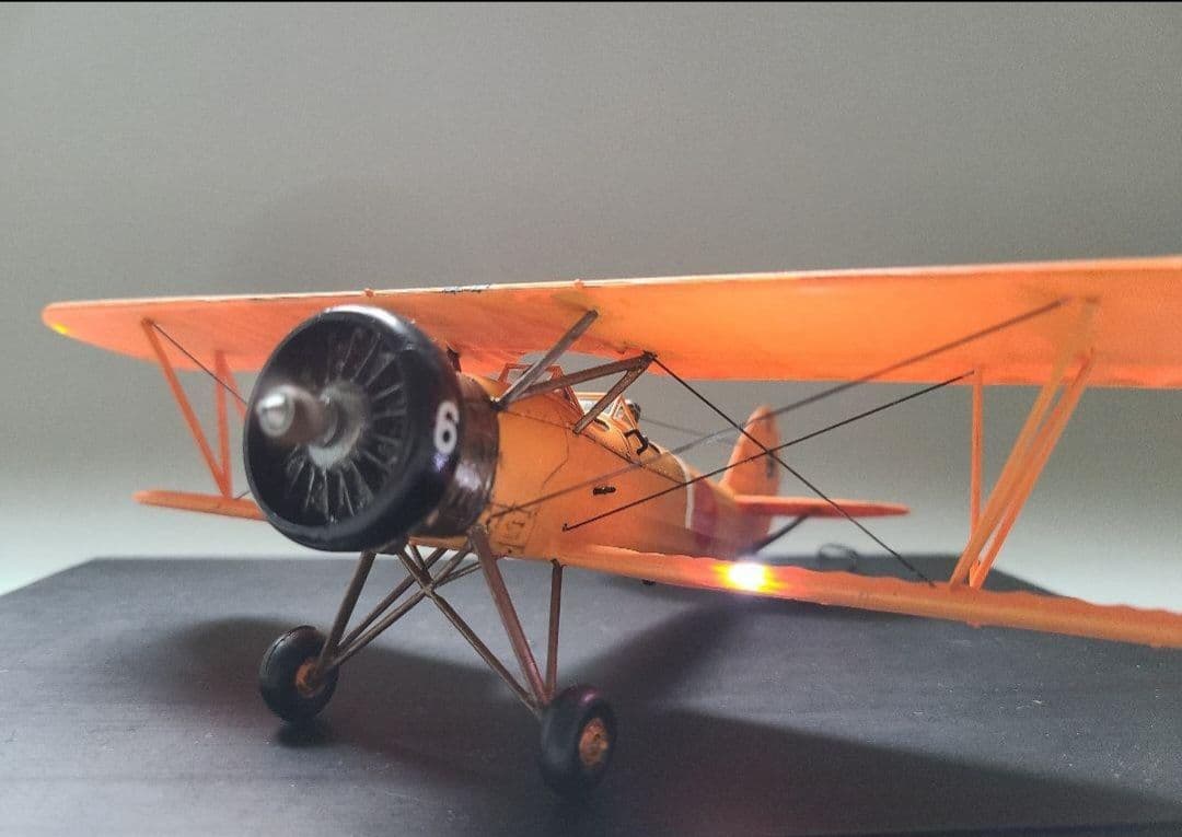 tomoya様専用 九五式中間練習機(赤とんぼ)リアルモーターライズ完成品
