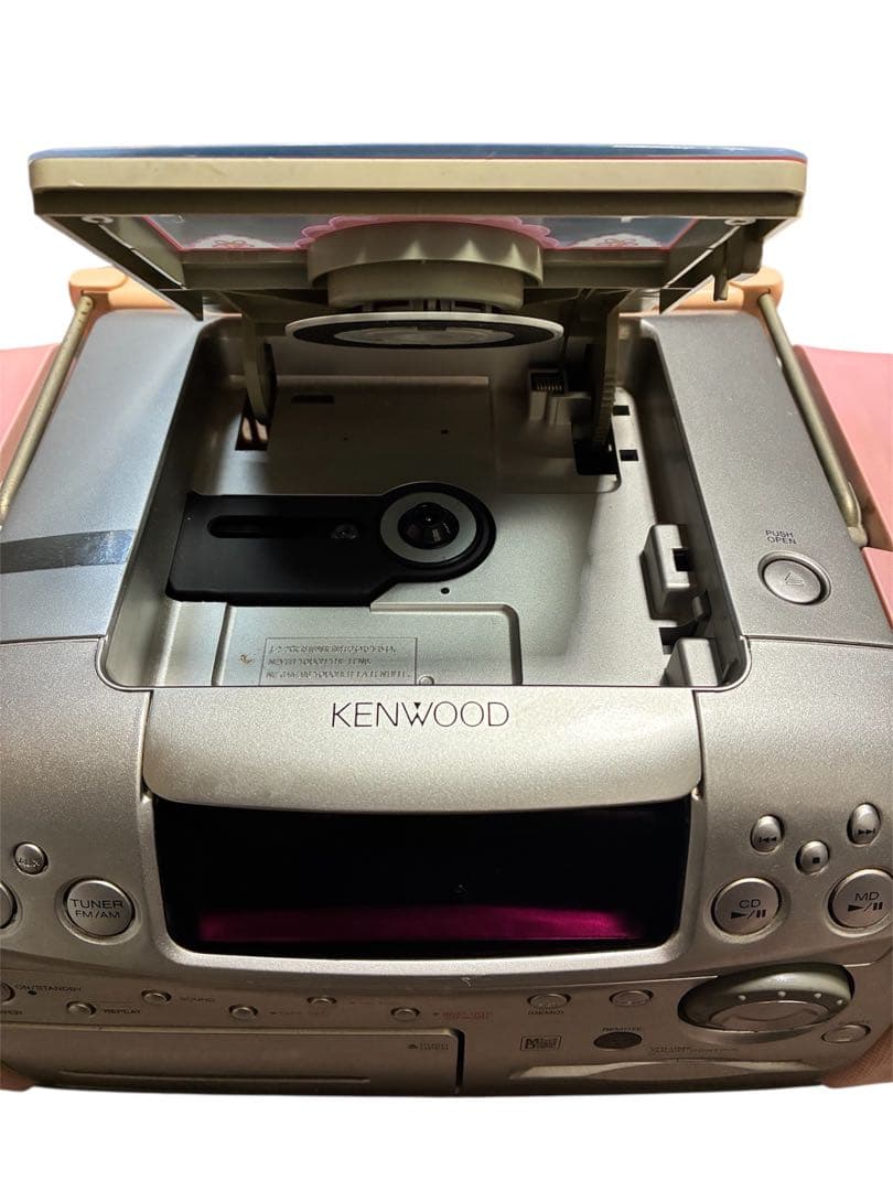 ジャンク KENWOOD ハローキティ CD MD テーププレイヤー - メルカリ