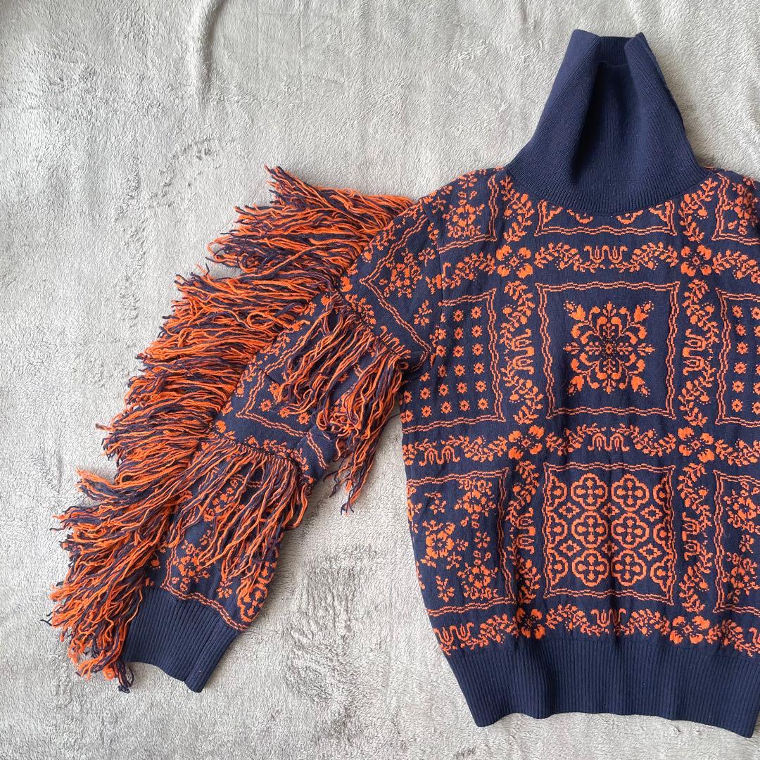 西野七瀬着用！】sacai サカイ レインスプーナー フリンジ バンダナ