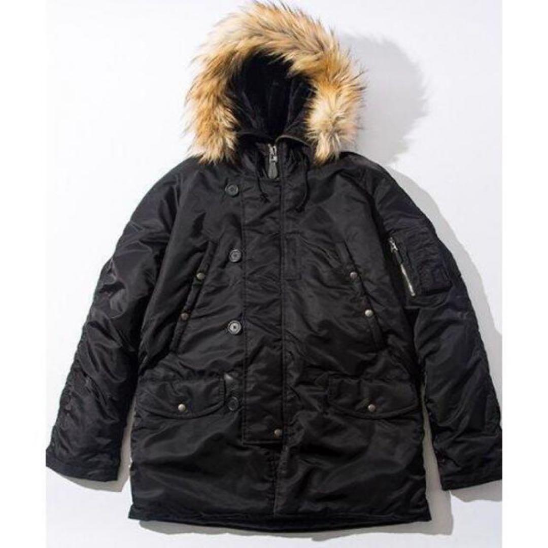 Subciety別注AVIREX N-3BサイズLブラック(MAー1) - メルカリ