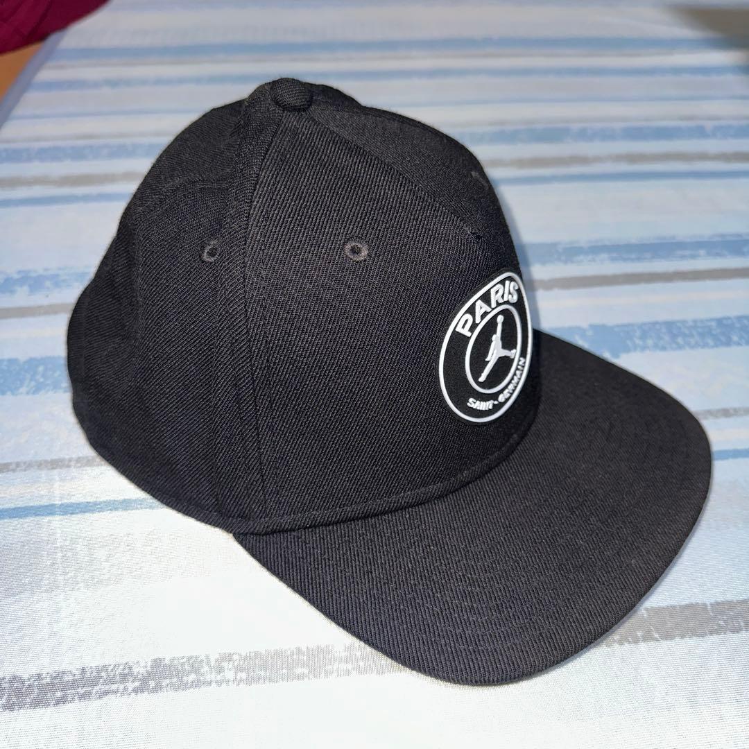 ナイキ ジョーダンPARIS ジャンプマンロゴ ブラックキャップ - メルカリ