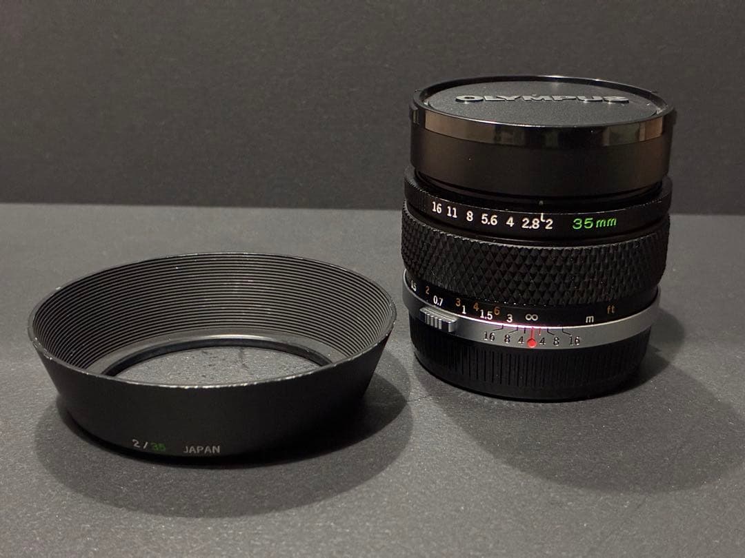オリンパス MC AUTO-W zuiko 35mm f/2 フード付き ZUIKO AUTO-W 35mm F2 | OMマニア