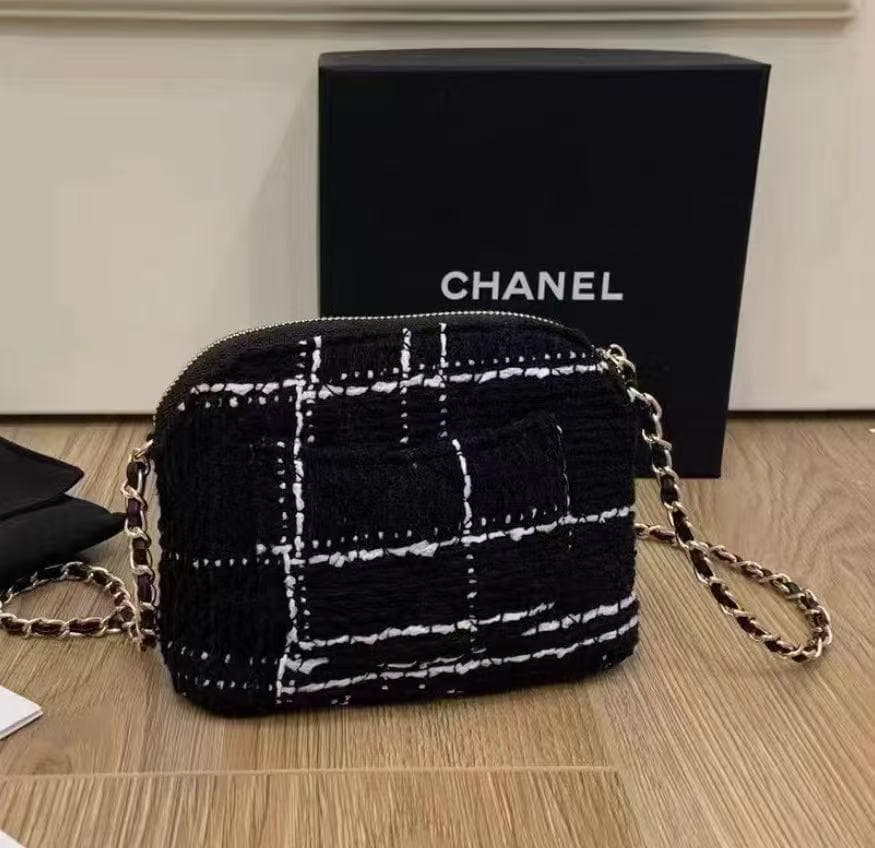 ♡VIP顧客限定♡非売品 ツイード チェック柄 ショルダーバッグ 箱付き