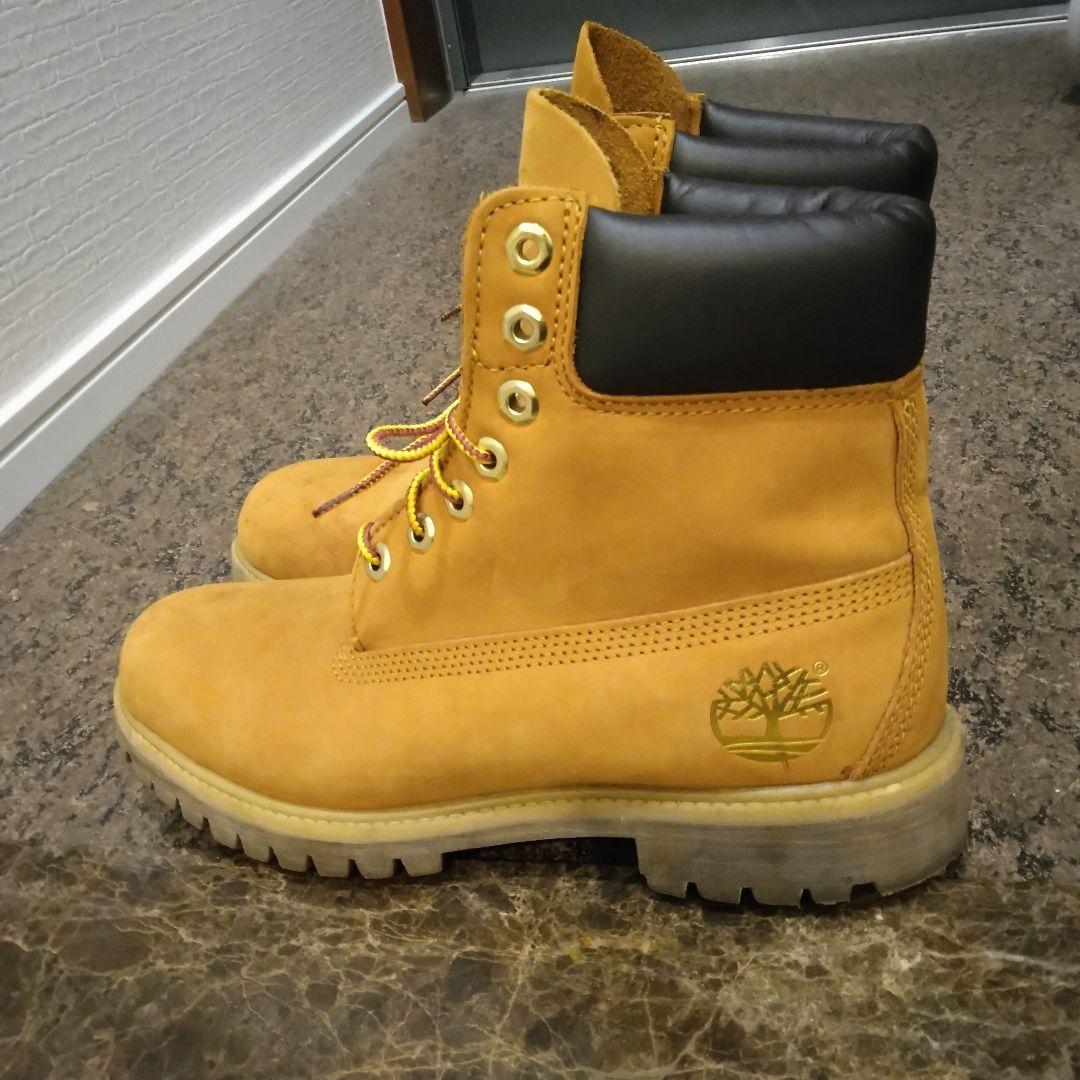 美品】ティンバーランド 6インチプレミアムブーツ ウォータープルーフ