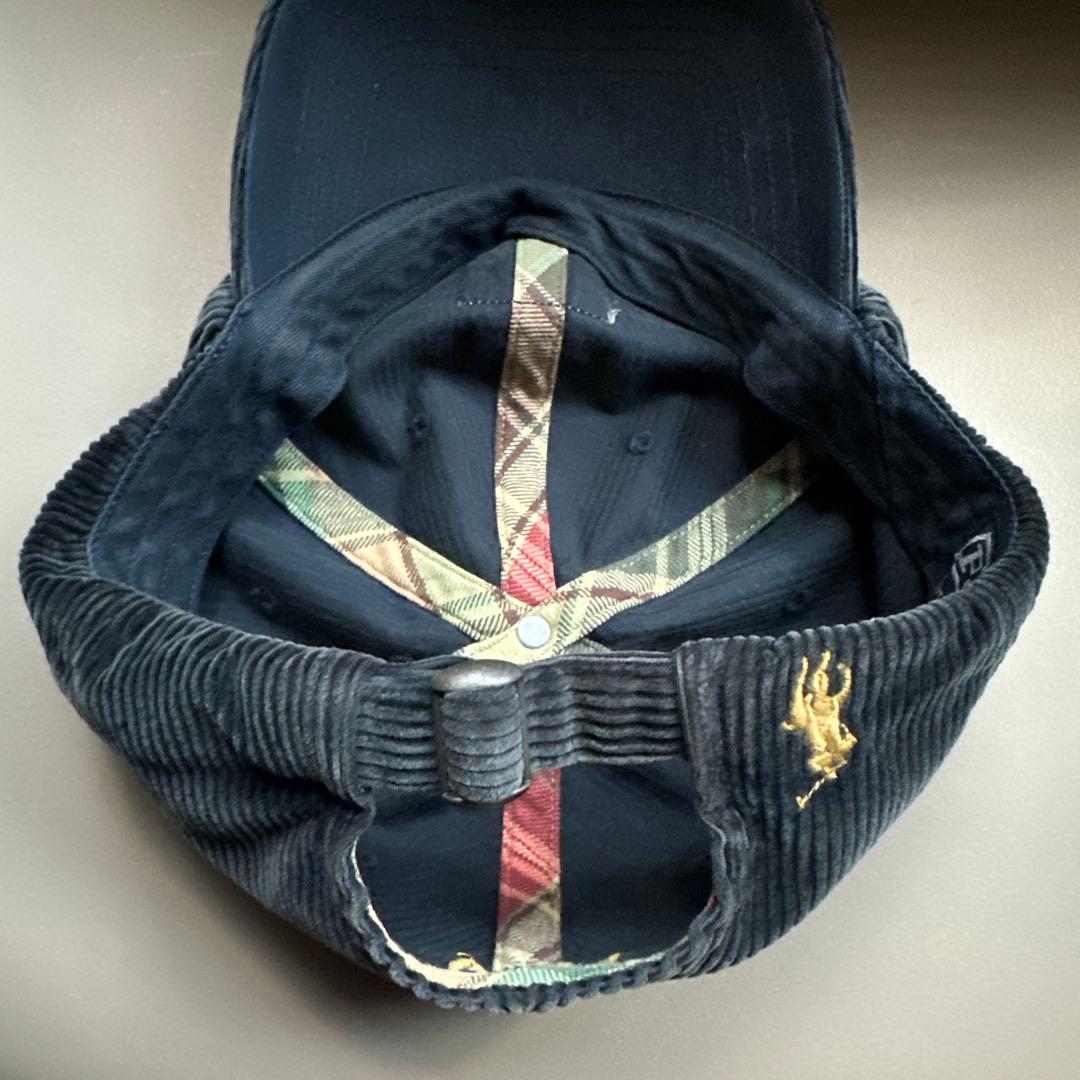 90s' Ralph Lauren コーデュロイキャップ フェード - メルカリ