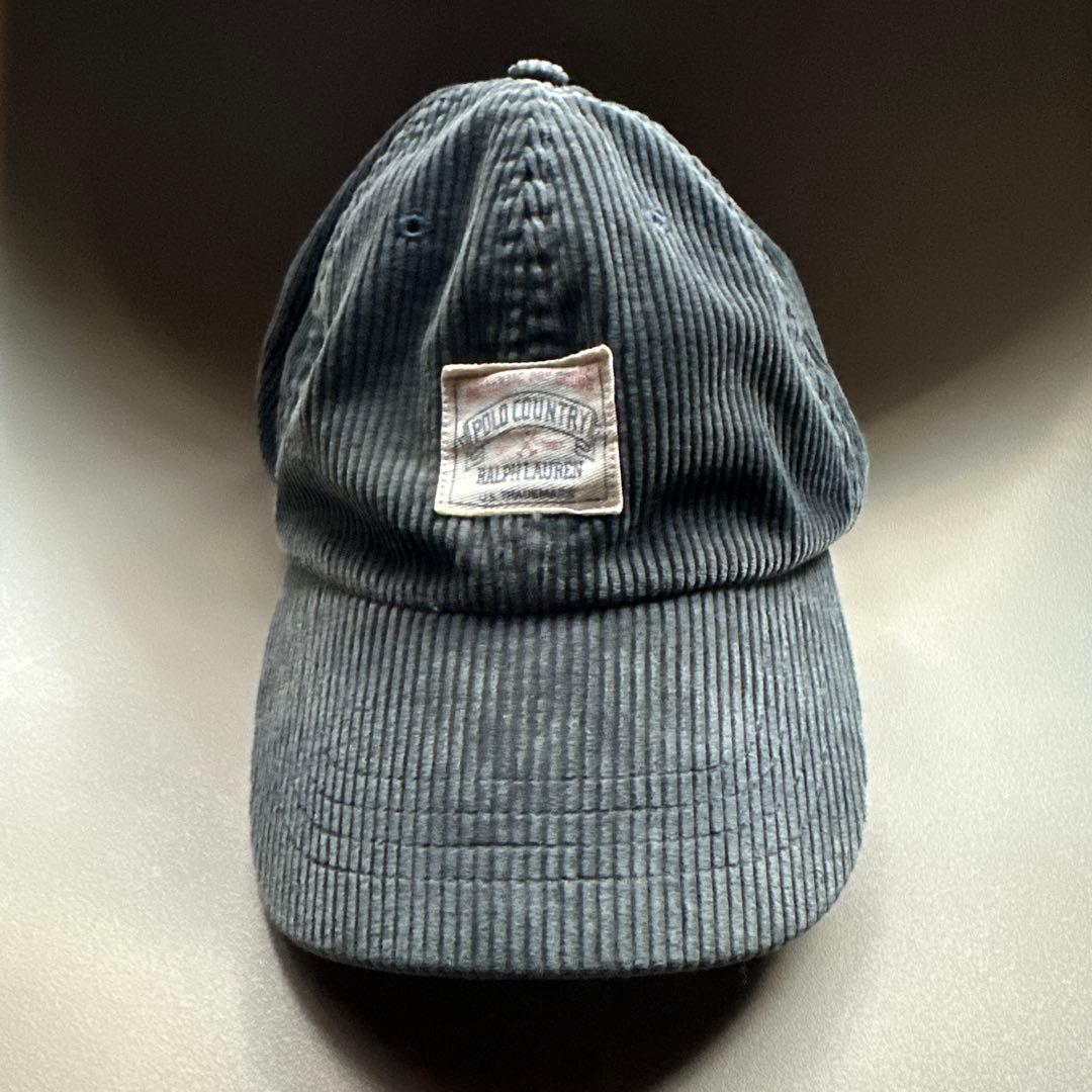 90s' Ralph Lauren コーデュロイキャップ フェード - メルカリ