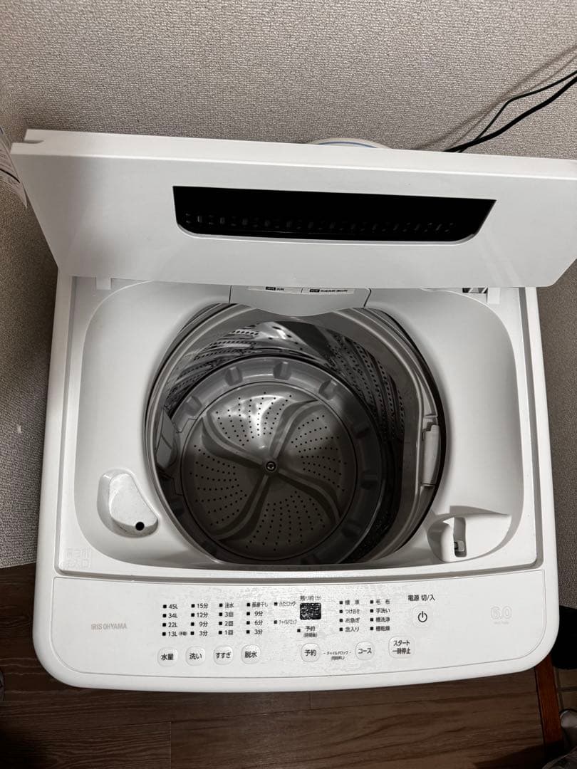 縦型洗濯機 本体 ホワイト(手渡し) - メルカリ
