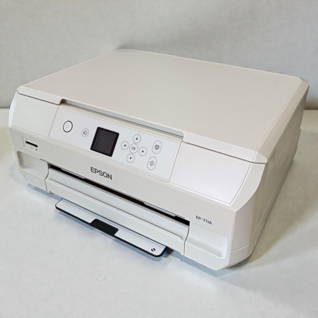 [八6653] EPSON エプソン プリンター EP-711A Amazon.co.jp: 旧モデル エプソン プリンター A4 インクジェット 複合