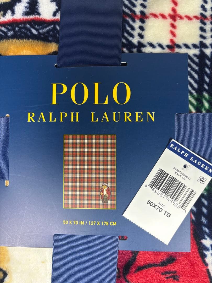 ポロ ラルフローレン ブランケット ポロベア - メルカリ