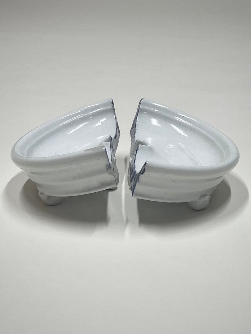 夭折の天才陶芸家 中島勝乃利作「PLATO CORTADO（二ツワリ皿