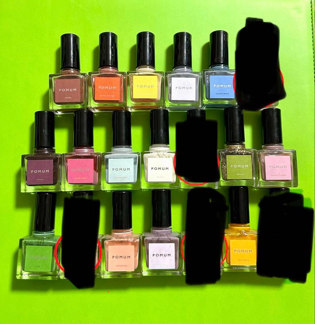 POMUM ネイルポリッシュ 15本 - メルカリ