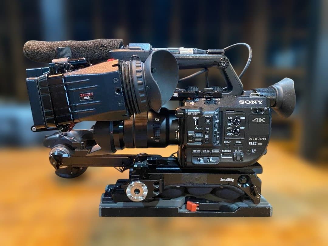 SONY PXW-FS5Ⅱ ショルダーリグセット、ドキュメンタリー撮影用 - メルカリ