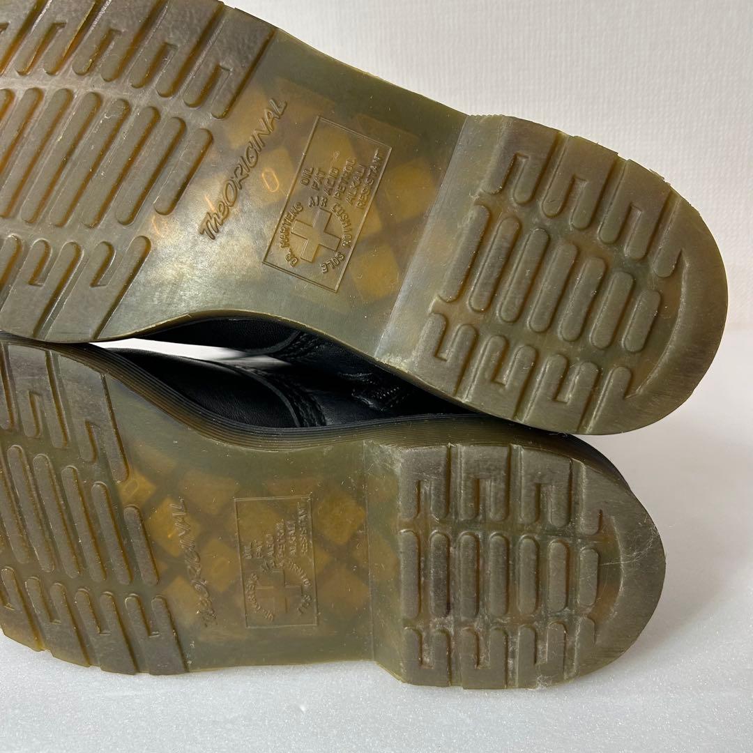 美品】Dr.Martens 20ホールブーツ UK4 ロングブーツ シボ革 - メルカリ