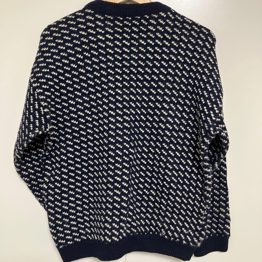 L.L.Bean バーズアイ ウールニット セーター 80s LLBWAN