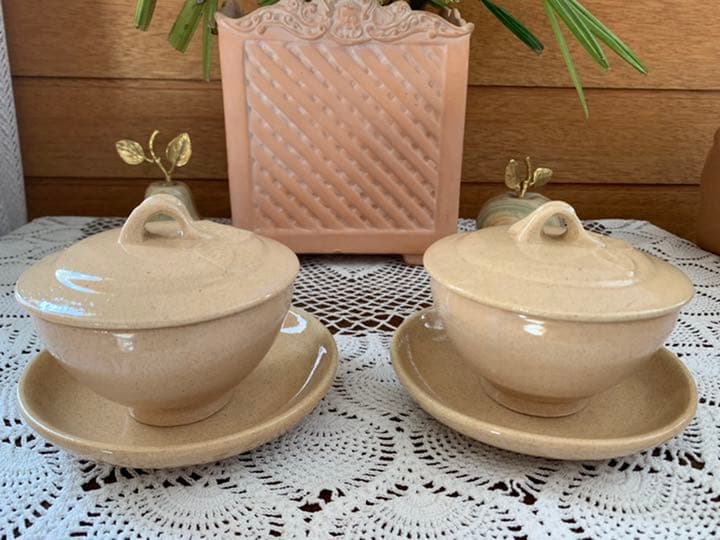 再値下げ！韓国陶芸品　河東井戸郷窯　高級湯呑みセット　新品 kutanihyakkaen_4580382294328