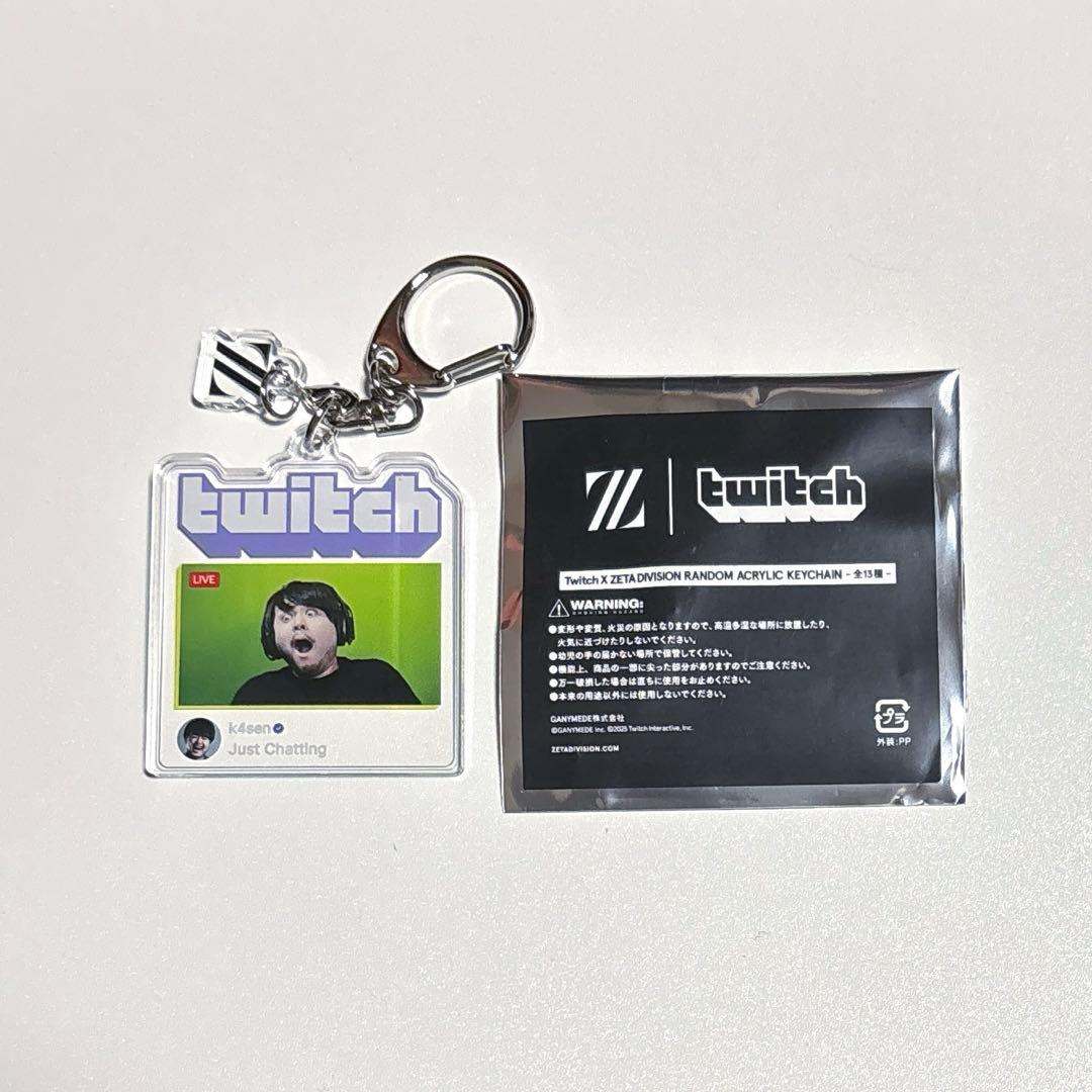 ZETA DIVISION × Twitch アクキー k4sen ① - メルカリ