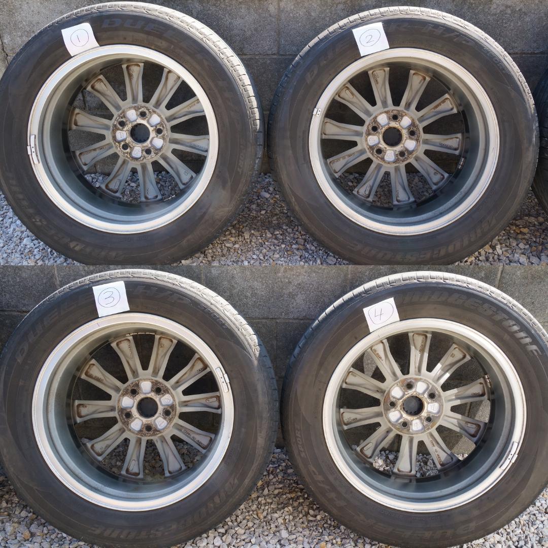 レガシィアウトバックBS9純正ホイール4本セット 18インチ7J+55エンケイ製