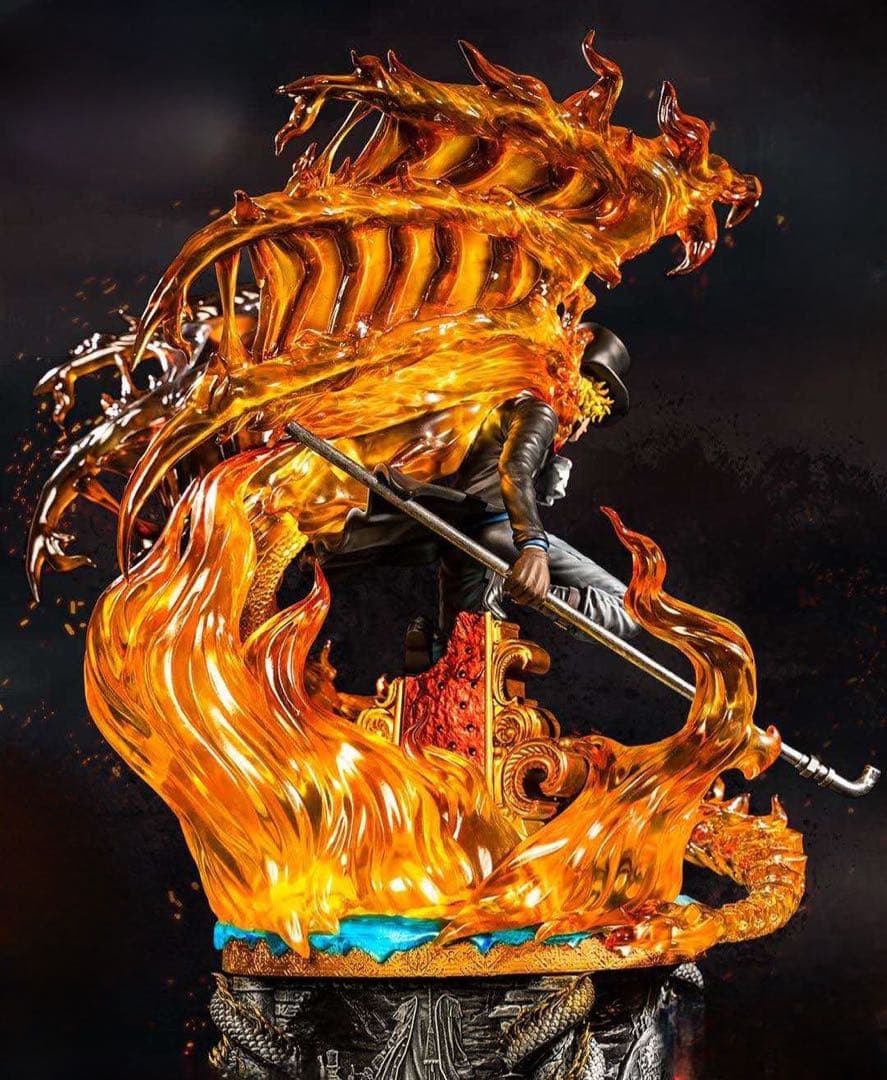 新品】値下げ‼️ワンピース サボ メラメラ フィギュア 革命軍 ガレージ