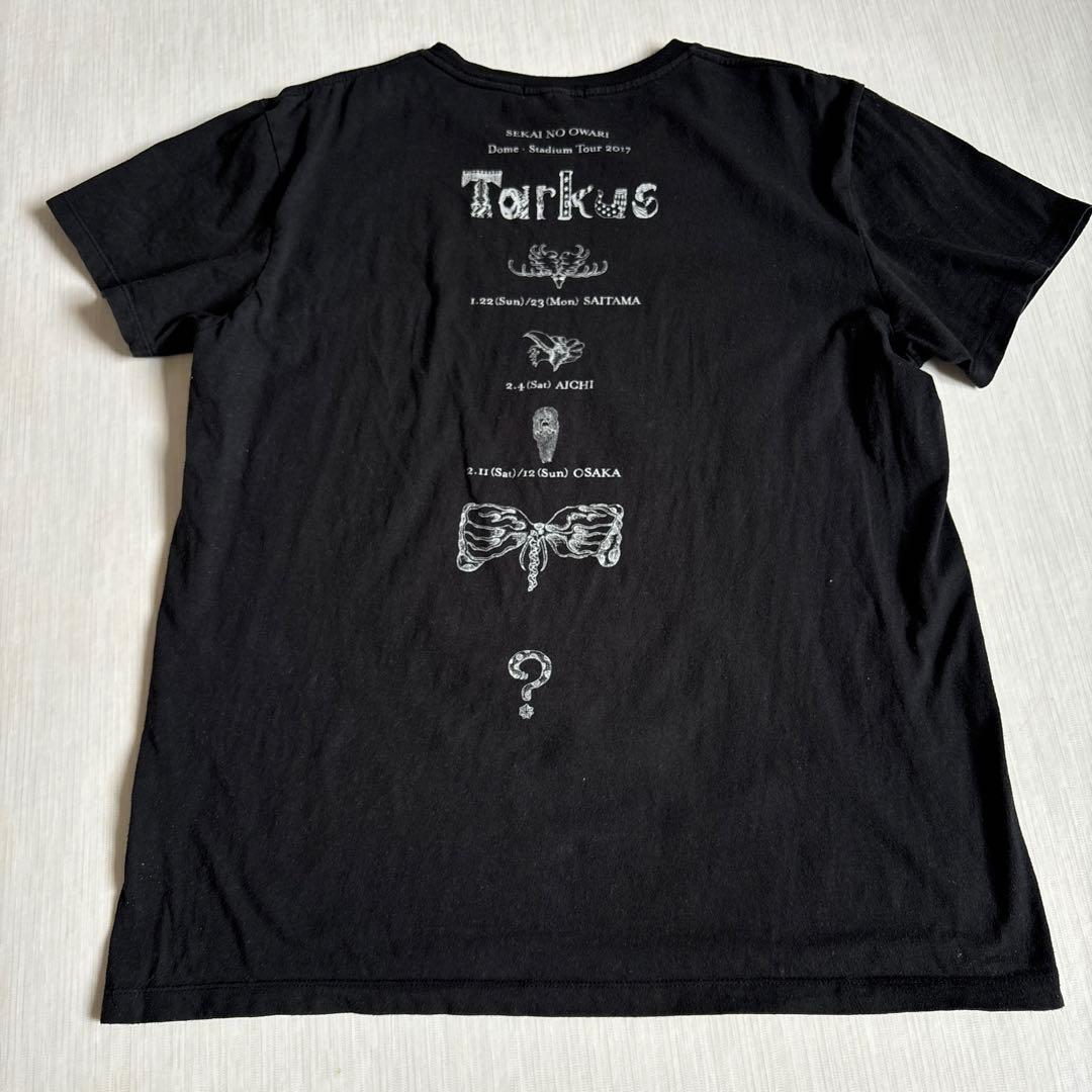SEKAI NO OWARI セカオワ ライブTシャツ 2017 黒 セカオワ - メルカリ