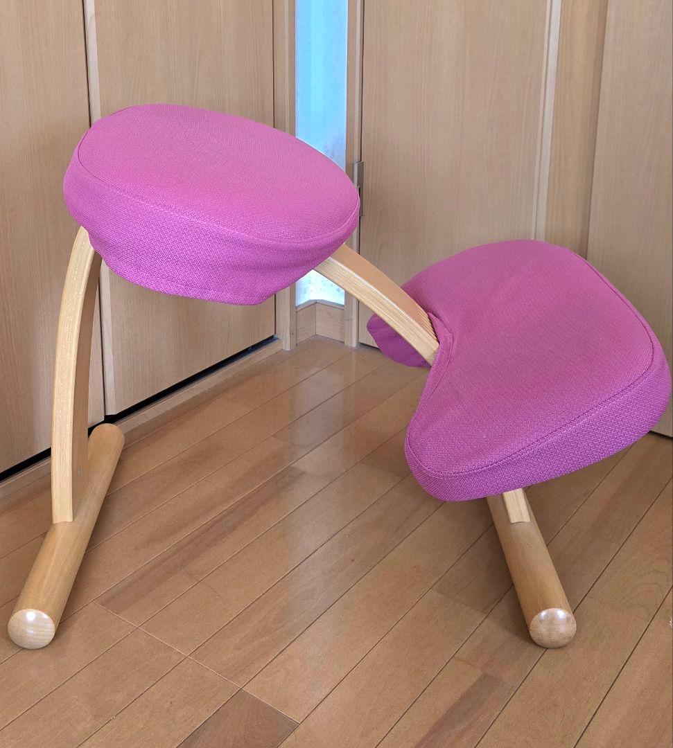 【Rybo】リボ バランスイージーチェア　カバー付き 木製フレーム　健康用品 Rybo リボ バランスイージー バランスチェア 通常フレーム カバー付き