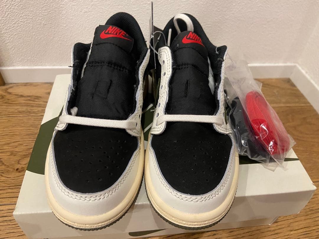 スニーカー AIR JORDAN1 TRAVIS SCOTT PS Olive 17.5cm