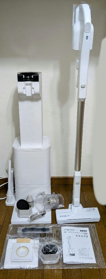【使用数回のみ】Orage RR35 自動ゴミ収集付 スティッククリーナー 楽天市場】新発売【2年保証】掃除機 コードレス掃除機 RR35 自動ゴミ