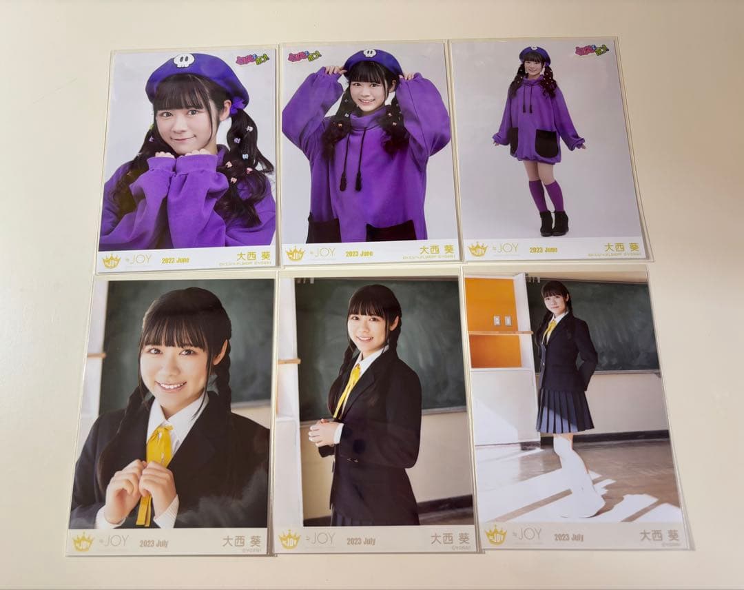 即購入◎】≒JOY ニアジョイ 大西葵 生写真 22コンプ まとめ売り