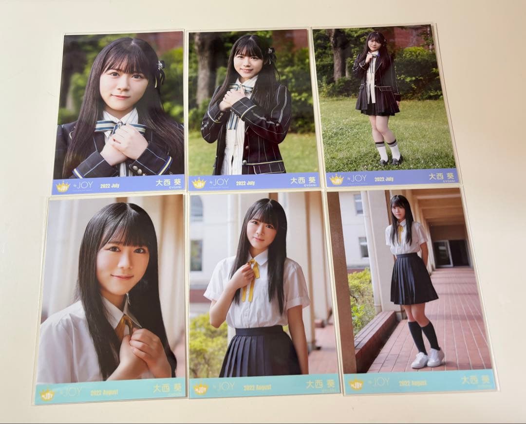即購入◎】≒JOY ニアジョイ 大西葵 生写真 22コンプ まとめ売り