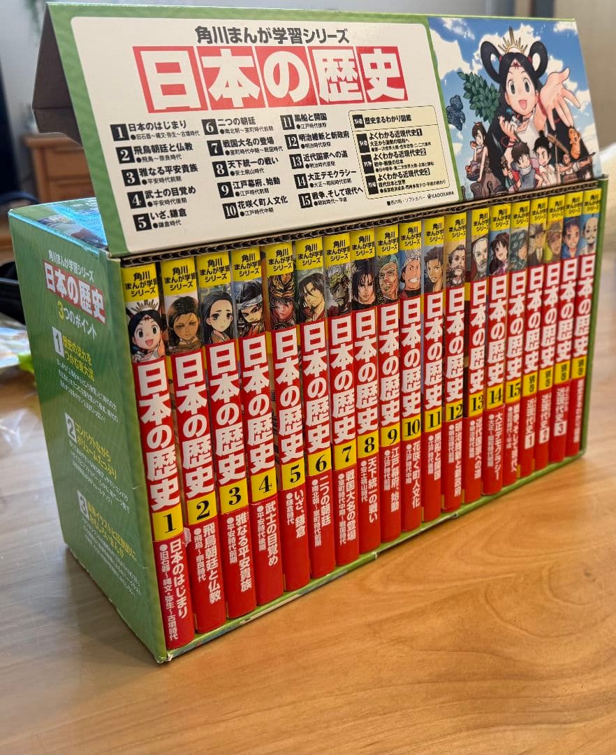 角川 日本の歴史 全15巻+別冊4巻セット 角川まんが学習シリーズ 日本の歴史 全15巻＋別巻4冊セット」山本博文