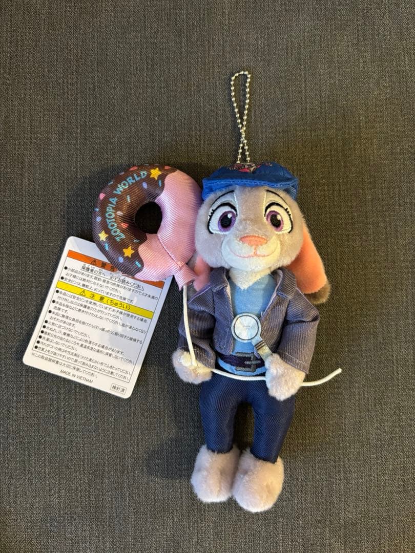 ディズニーリゾート ズートピア2 ぬいぐるみバッジ ジュディ ぬいば