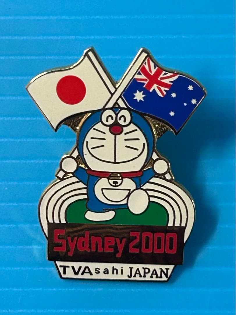 非売品】 長野 シドニーオリンピック テレビ朝日ドラえもんピンバッジ3