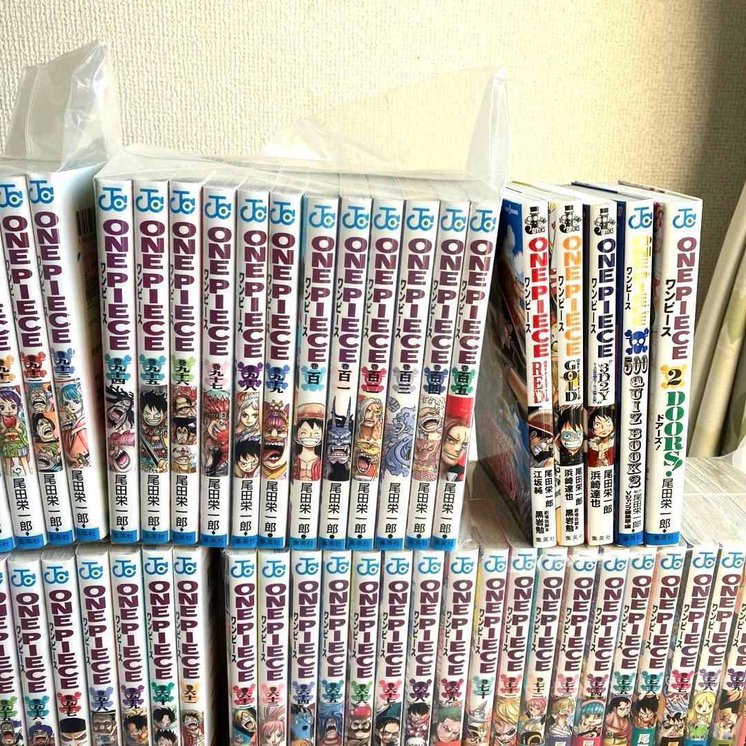 ワンピース 漫画 1巻〜107巻 関連本8冊 115冊セット - メルカリ