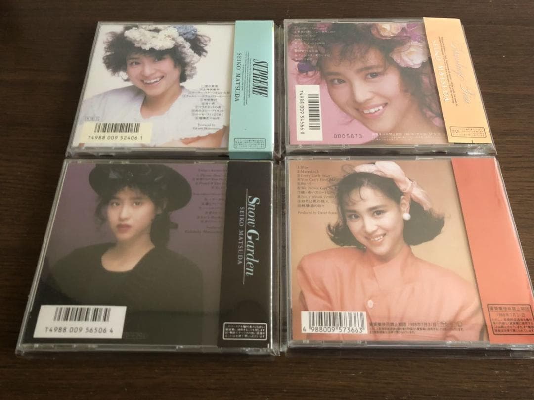 松田聖子 旧規格4タイトルセット 消費税表記なし 帯付属 CSR刻印あり