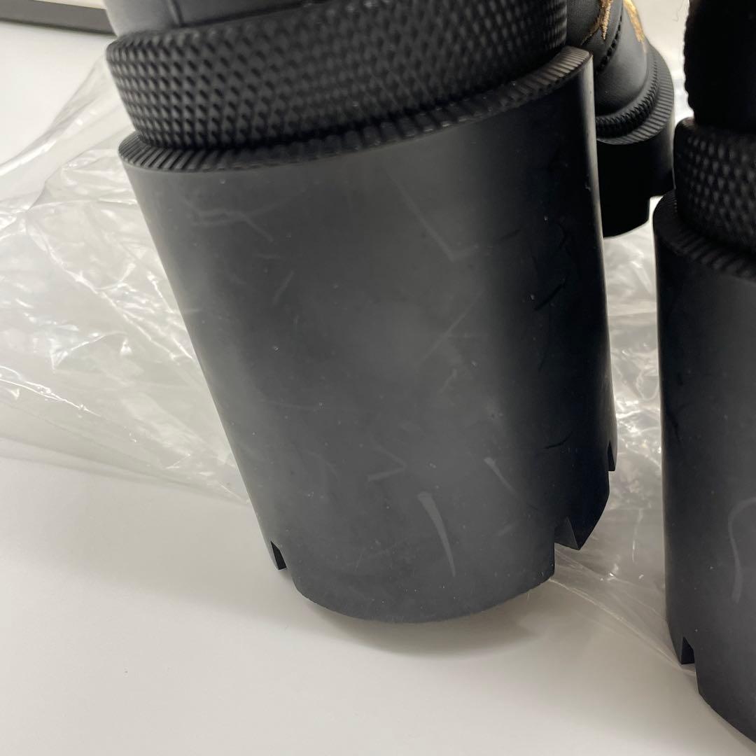 M52】美品 GUCCI グッチ コンバットブーツ ハチ スター レザー - メルカリ