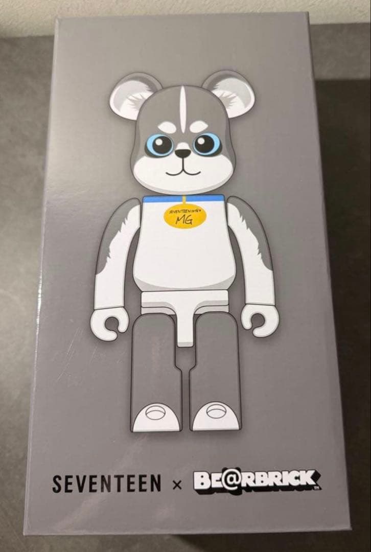 トレカ付 SEVENTEEN セブチBE@RBRICK 400% ミンギュ - メルカリ