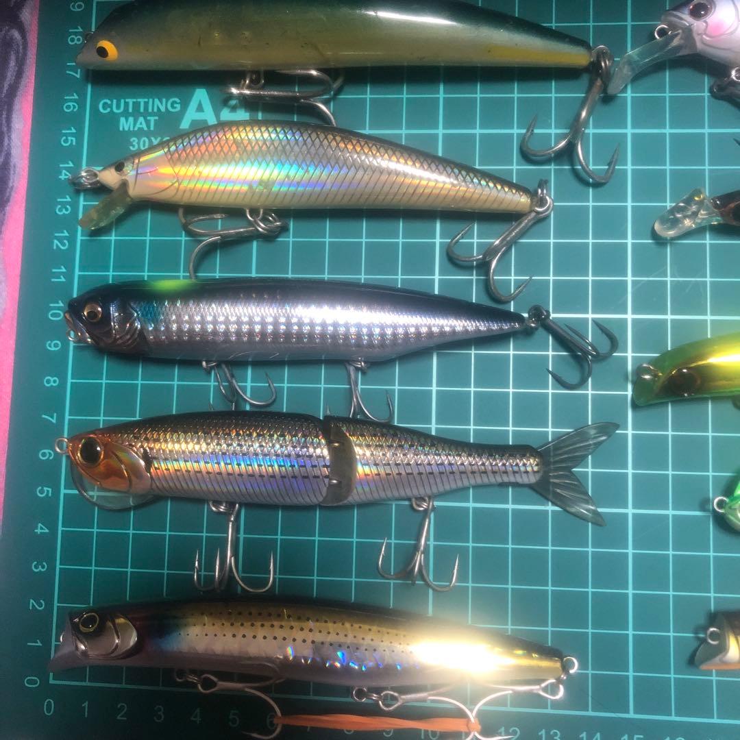 シーバス ルアー いろいろ10個セット トップからビッグまで バラ売り