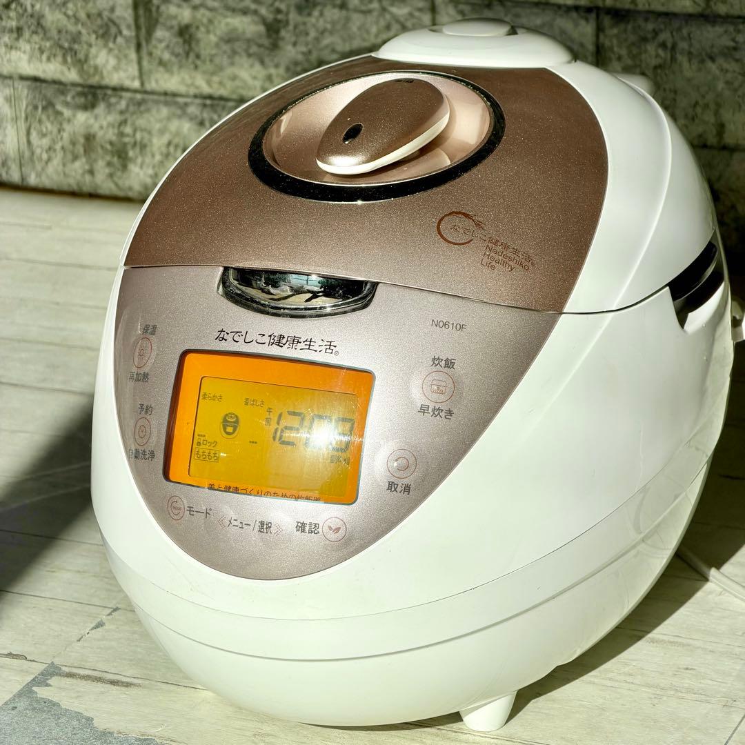 なでしこ健康生活 全自動発芽玄米炊飯器 6合炊きモデル CRP-N0610F 発芽機能付】酵素玄米・圧力炊飯器 | なでしこ健康生活公式通販