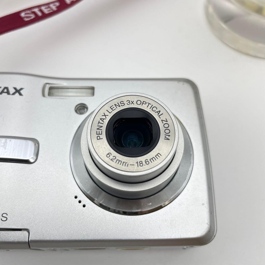 スマホ転送OK✨PENTAX Optio E40✨動作確認済 単三電池 可愛い♪