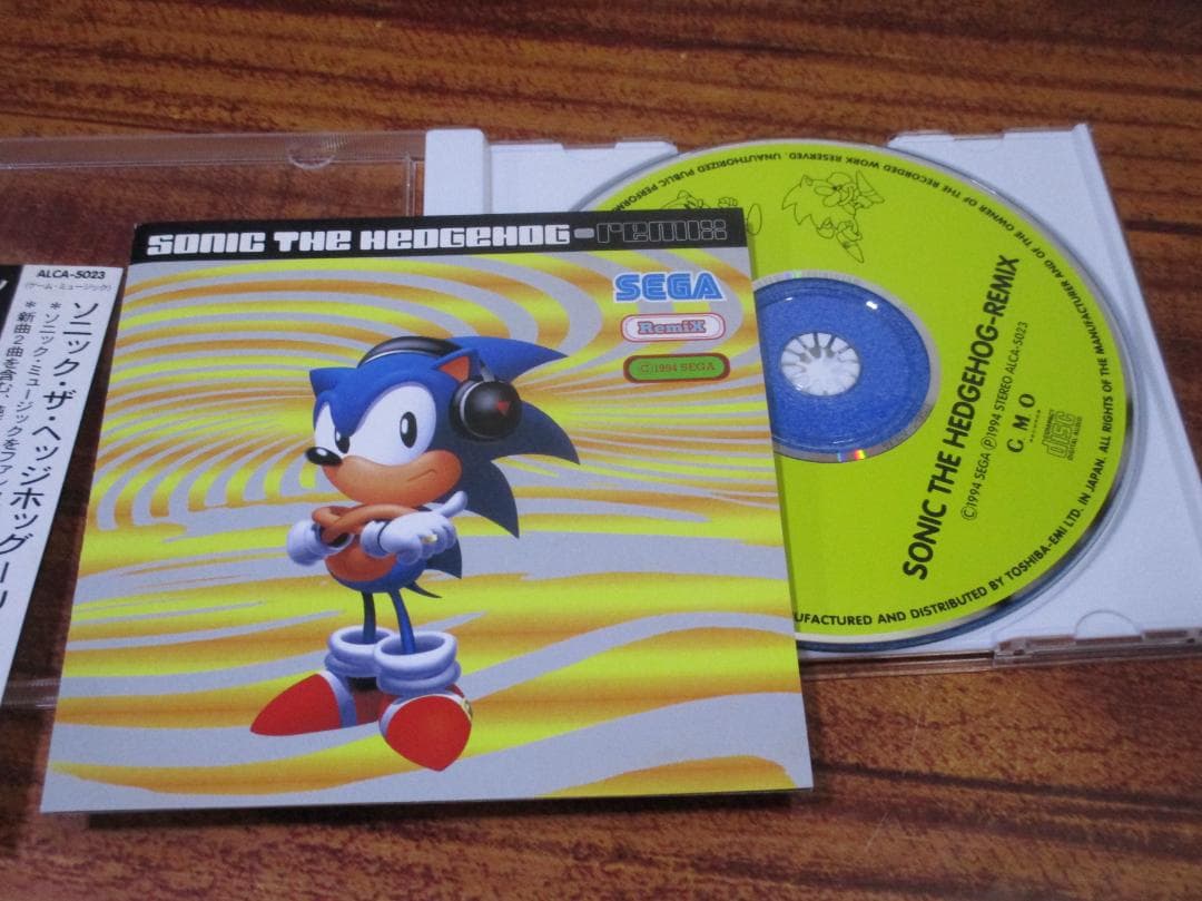 ソニック・ザ・ヘッジホッグ・リミックス CD 帯つき シールつき